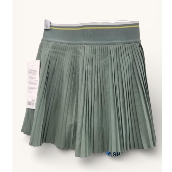 Lululemon Varsity High Rise Pleated Tennis Skirt Tipping Stripe Sz 0 NWT - Picture 6 of 13